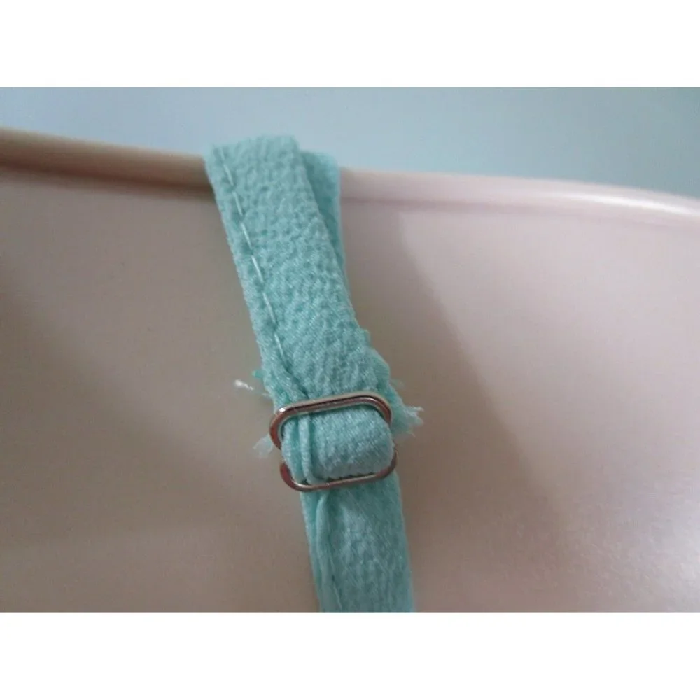 Maze Collection Mint Green XL Dress Side Tail  Partially Lined Poly Crepe NWT - Picture 7 of 12